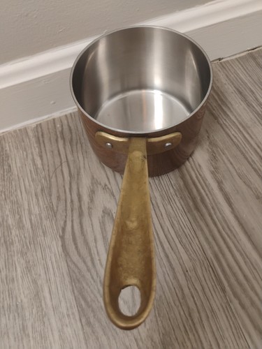 Cop R Chef Sauce Pan No Lid 2 Qt Copper Stainless Steel - Picture 3 of 6