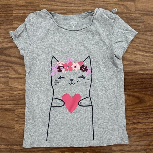 4 Pc Lot Gap Carter’s OshKosh Lot Girls Medium 7 Short Sleeve Tops T-Shirts GUC! - Picture 6 of 19