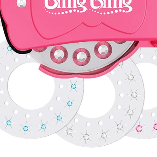Shining Bling Diamond Hair Sparkle Stapler Machine Set Gems for Decor Girls Gift - Picture 2 of 12