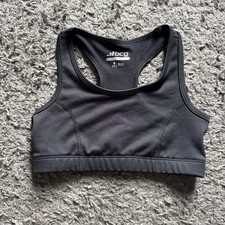 BCG Girls Racerback sports bra size Small (7 y.o.) black - EUC!