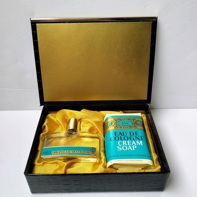 4711 Original Eau De Cologne & Cream Soap Vintage Gift Set Echt Kölnisch Wasser