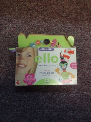 VTG 2002 Ello Opolis Girl Ello Creation System Mini Pack for Collectible 22 Pcs
