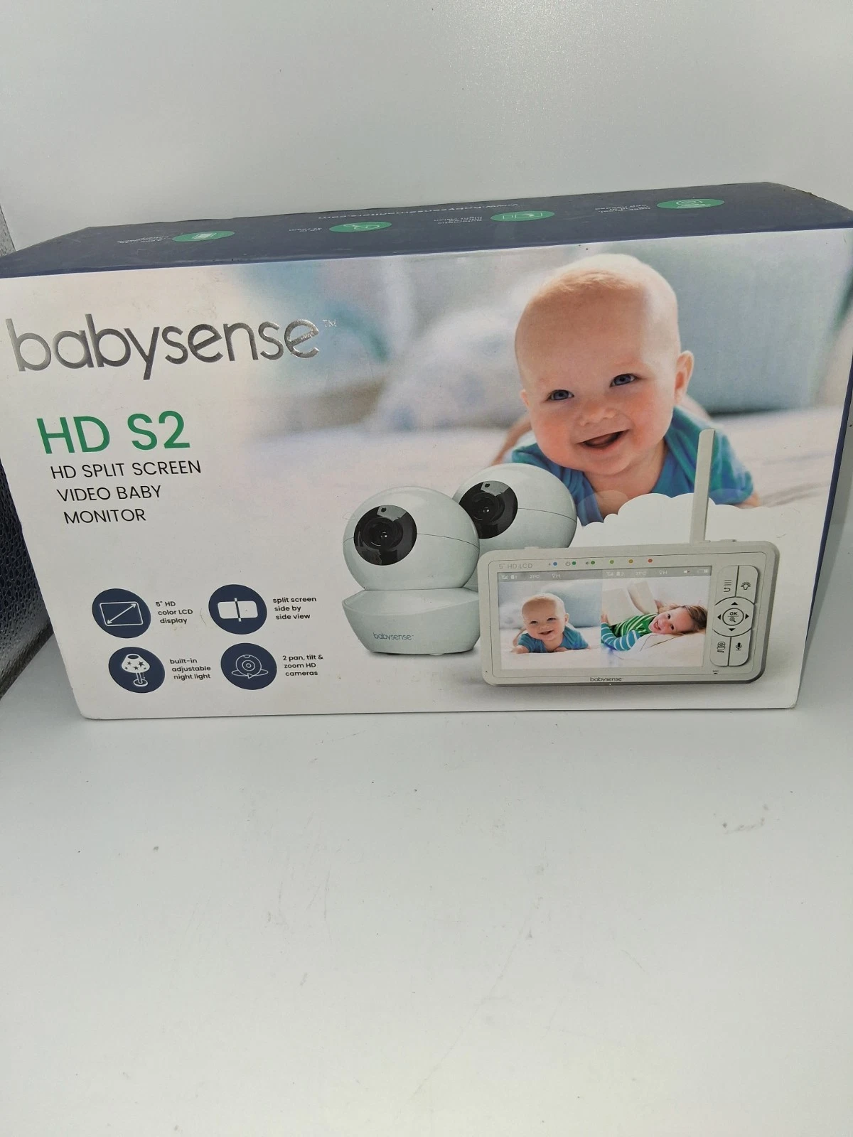 BabySense 5" HD Split-Screen Baby Monitor. New Open Box But Only Has One Camera
Opens in a new windo