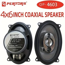 4x6-inch car coaxial speakers 450W output full-frequency sound stereo quality