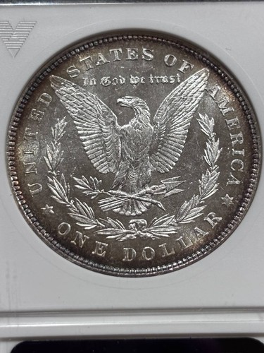 1878 P Morgan Silver Dollar ANACS MS-63 7TF DMPL - Picture 5 of 5