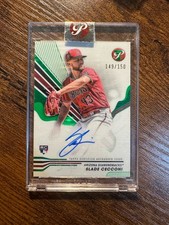 2024 Topps Pristine - Encased Autograph Slade Cecconi #PA-SC Green  /150