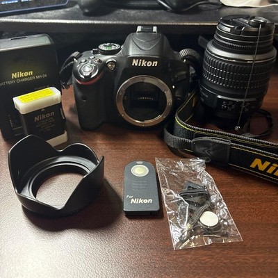 Nikon D5100 DSLR Camera Kit with 18-55mm VR Lens Accessories Included