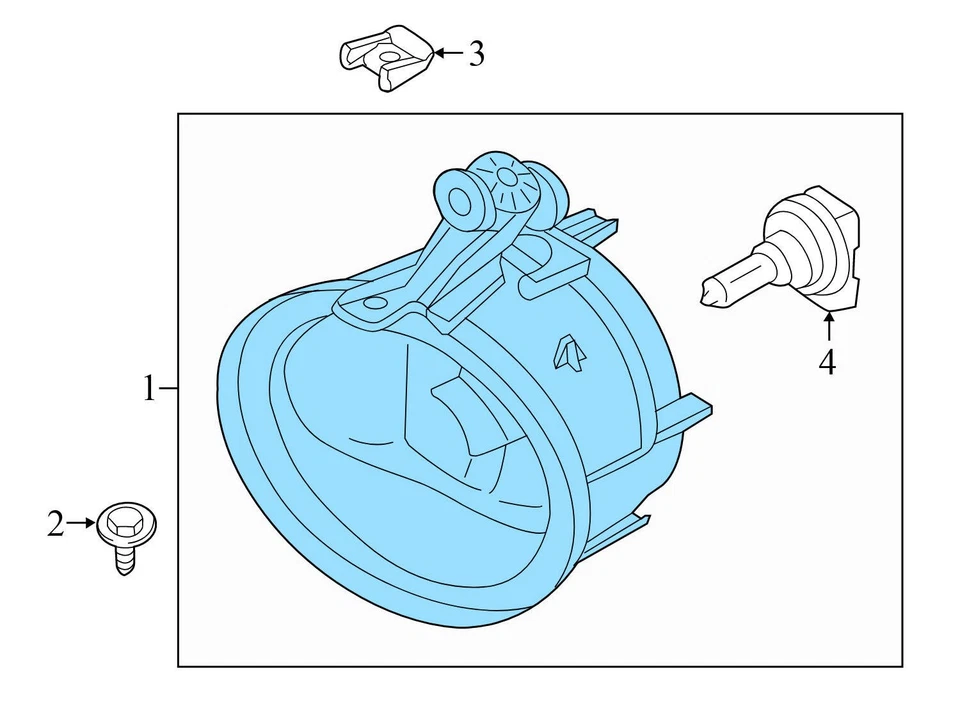 BMW X6 2012-2014 - Luz antiniebla izquierda / lámpara 7311351 Foto 4 de 4