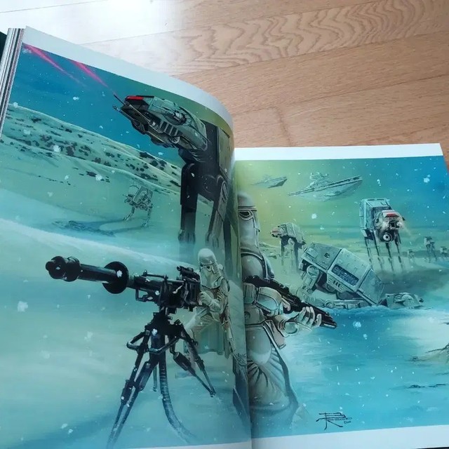 Star Wars Art Illustration Yoda Blue Poster Book Collectible