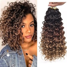 GoGo Curl Crochet Hair for Women Water Wave Curly Crochet Hair Wavy Human Hai...