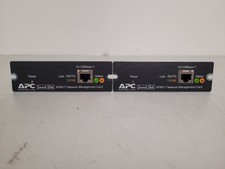 Lot of 2 - APC AP9617 Smart Slot Network Management Card used