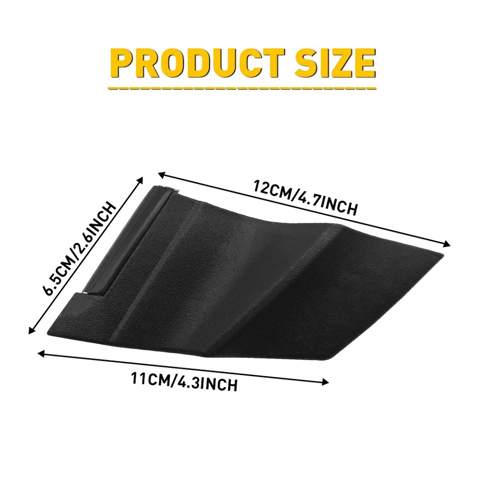 2006-2010 For Toyota Yaris 4-Door 2X Windshield Wiper Side Cowl Cover Trim Black - image 2 of 4