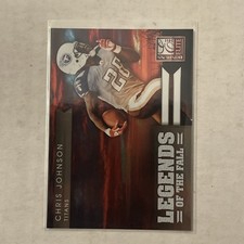 2011 Donruss Elite - Legends of the Fall Chris Johnson #4 Gold /999