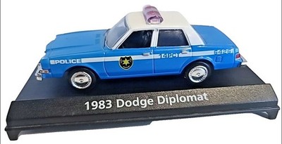 1983 Dodge Diplomat Police Blue 1:43 Diecast Motormax | eBay