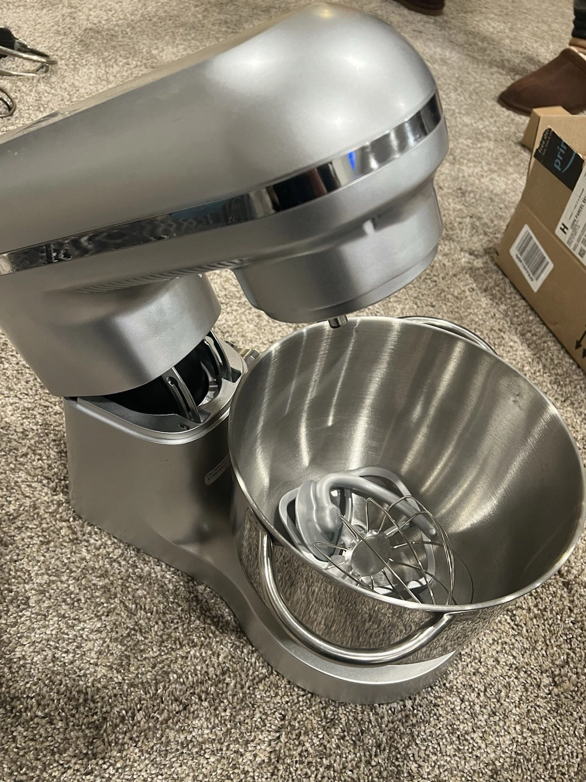 Aucma Stand Mixer Gently Used Three Attachments 6.6 Qt. 660 Watt 6 Speed
Opens in a new window or ta