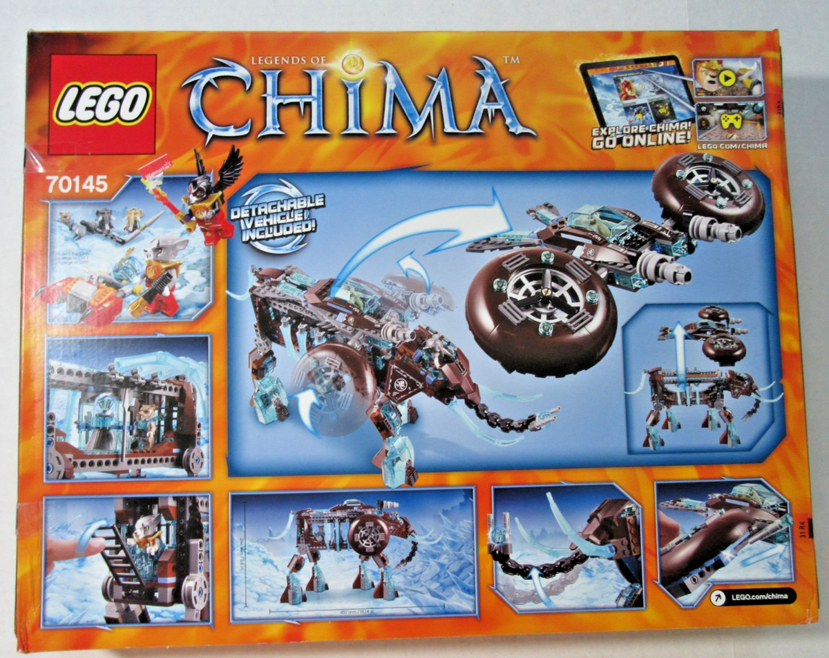 LEGO LEGENDS OF CHIMA: Maula's Ice Mammoth Stomper (70145) for