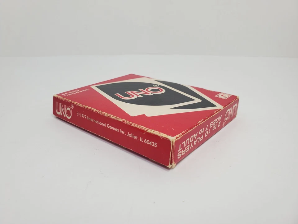 Vintage 1979 UNO Family Card Game w/ Original Box & Instructions - Image 4 of 4