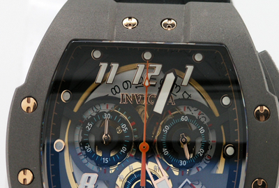 NEW INVICTA 44410 JM SWISS RONDA BLACK CHRONOGRAPH TITANIUM
