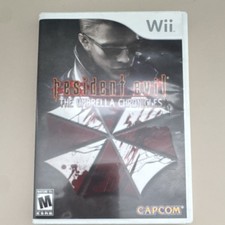 Resident Evil Umbrella Chronicles Nintendo Wii 2007 - Disc & Manual included