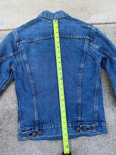 Vintage 60s Levi’s Big E Type 3 Denim Trucker Jacket Size 34 70505 0217 Small - Picture 13 of 13