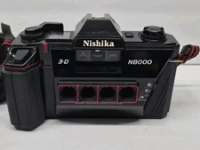 Nishika N8000 35mm Quadrascopic Stereo 3D Lenticular Camera. Parts/Repair