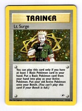 lt surge pokemon cards Lt. Surge's Strategy 60/68 - Hidden Fates - Trainer Card Lot Captured in a crystal Lt. Surge [1st Edition] #17