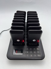 Unbranded Restaurant Pager System Calling Queuing 16 Buzzers OPEN BOX