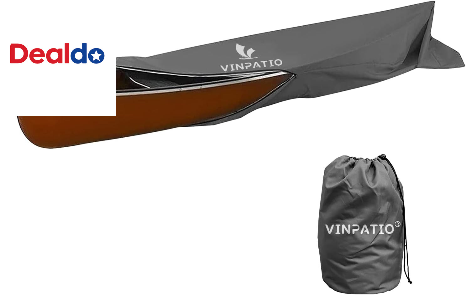 Cover 10 Ft, Upgraded Full Coverage Waterproof Canoe Storage Bag With