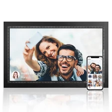 2025 15.6 inch Smart Digital Picture Frame 1080P IPS Full Touchscreen 64GB WiFi