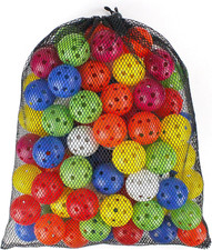 100 Pack Practice Golf Balls Airflow Hollow Plastic Golf Balls Practice