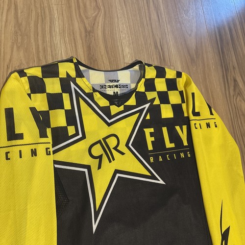 Fly Racing Rockstar Energy Kinetic Mesh Racing Jersey Sz M Y2K - Picture 3 of 11