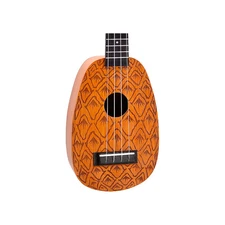 Mahalo Pineapple Laser Engraved Soprano Ukulele Refurbished