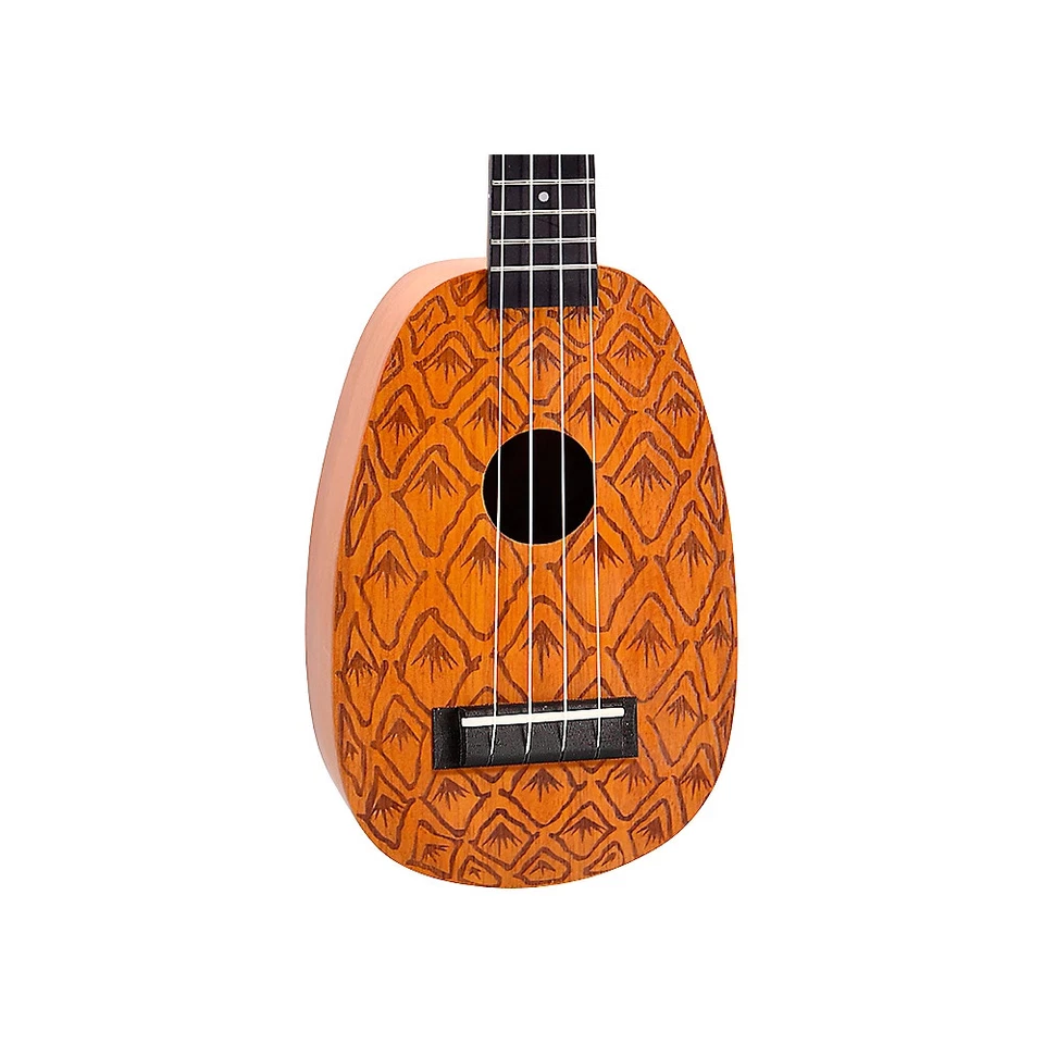 Ukelele soprano Mahalo piña grabado con láser restaurado