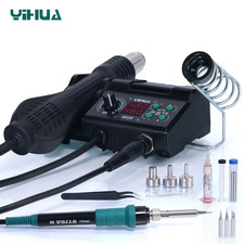 YIHUA 882D 750W Hot Air Rework Station 2-in-1 Soldering Iron Staiton Desoldering