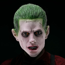 Joker Clown Halloween Scray Mask Latex creepy realistic Full Head Halloween horr