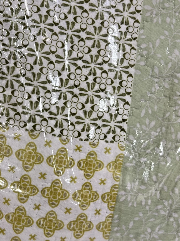 Greenland Home Fashions 2-Pc Twin Sz Juniper Quilt and Pillow Sham Set -Sage NEW - Image 3 of 3