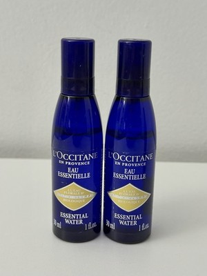 Lot of 2  L'Occitane Immortelle Essential Water Toner 30ml 1 fl oz Travel Size