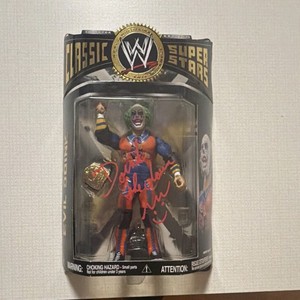 WWE Classic Superstars Evil Doink the Clown Signed Action Figure series 19 RARE