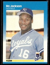 1987 Fleer #369 Bo Jackson Rookie Card RC