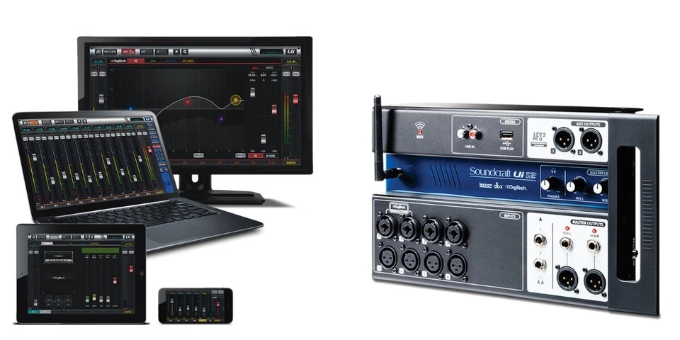Soundcraft Ui12 Remote Controlled Digital Mixer Ui Series Wireless Operation NEW - Image 2 of 4