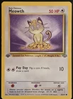 Meowth 56/64 Pokemon Jungle 1st Edition Non-Holo HP