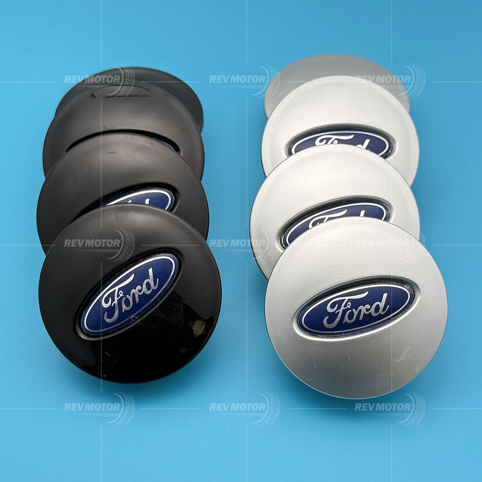 For Explorer Ranger XLT Black/Chrome Wheel Center Caps 2006–2019 (Set of 4) - Image 2 of 2