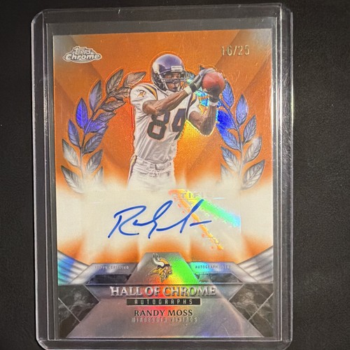 2025 Topps Chrome Randy Moss Hall Of Chrome Autographs (RAW)