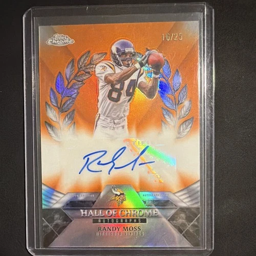 2025 Topps Chrome Randy Moss Hall Of Chrome Autographs (RAW)