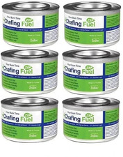 Ethanol Chafing Dish Fuel Chafer Gel 2.5hr Can Catering BBQ Buffet Camping