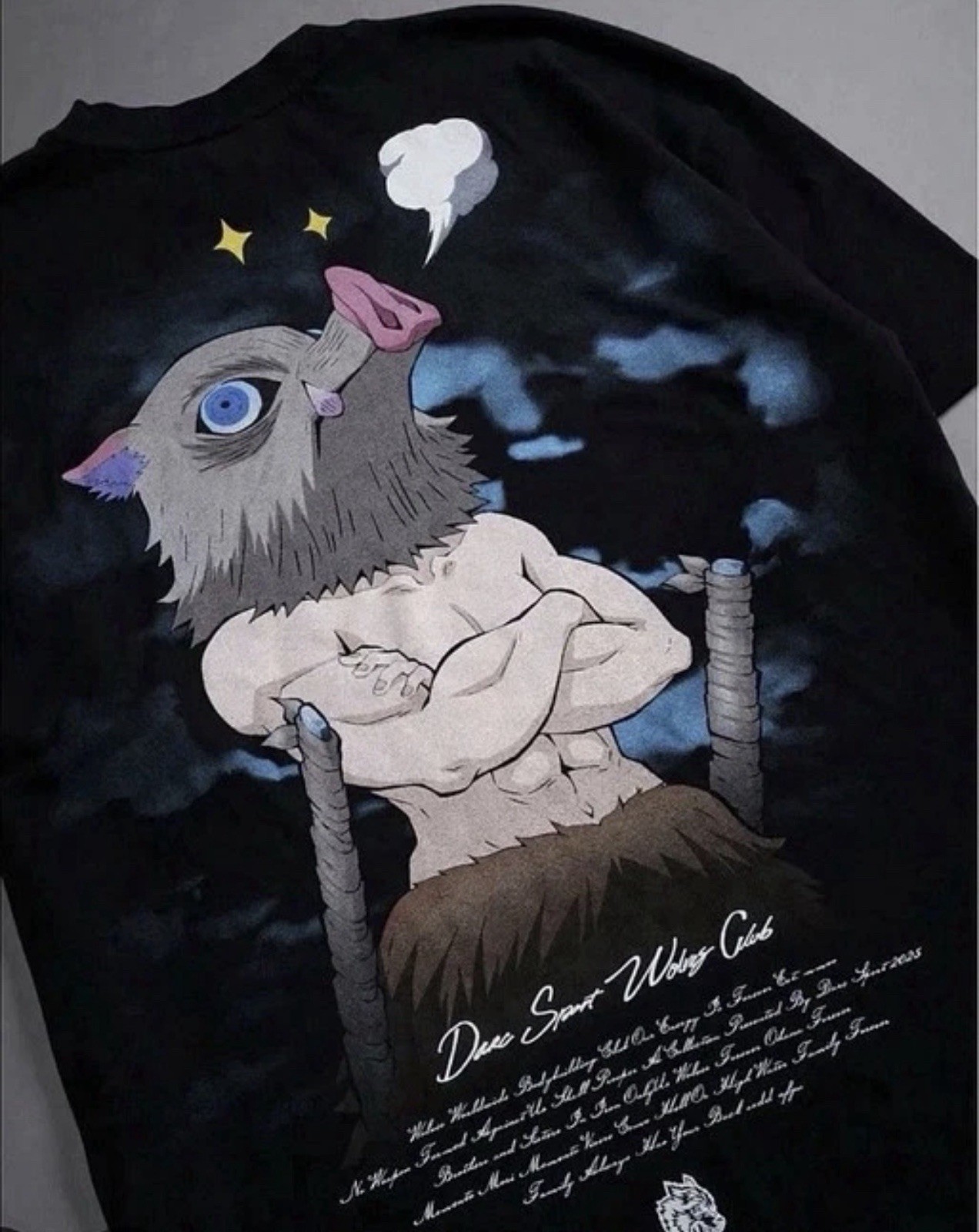 Darc Sport x Demon Slayer Inosuke Premium Black T-Shirt XL