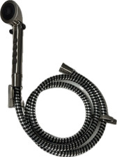 RV Handheld Shower Head and Hose w/ Shut Off Brushed Nickel Camper