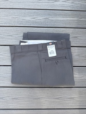 DICKIES Original 874 Original Fit Work Pants Men's Sz 44/32 Charcoal Grey 874CH