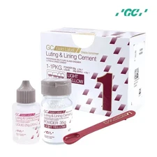 GC Fuji Gold Label Glass Ionomer Luting Lining Cement 35gm Powder OR  25g liquid