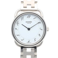 HERMES Arceau Watches AR3.210 Stainless Steel used